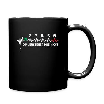 Motorcycle Heartbeat Pulse You Don't Understand This - Full Colour Mug - black - Right