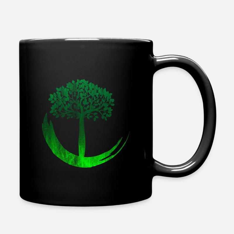 Meditation - Tasse einfarbig - Schwarz