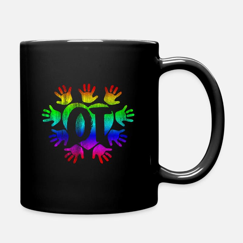 Ergotherapie - Tasse einfarbig - Schwarz