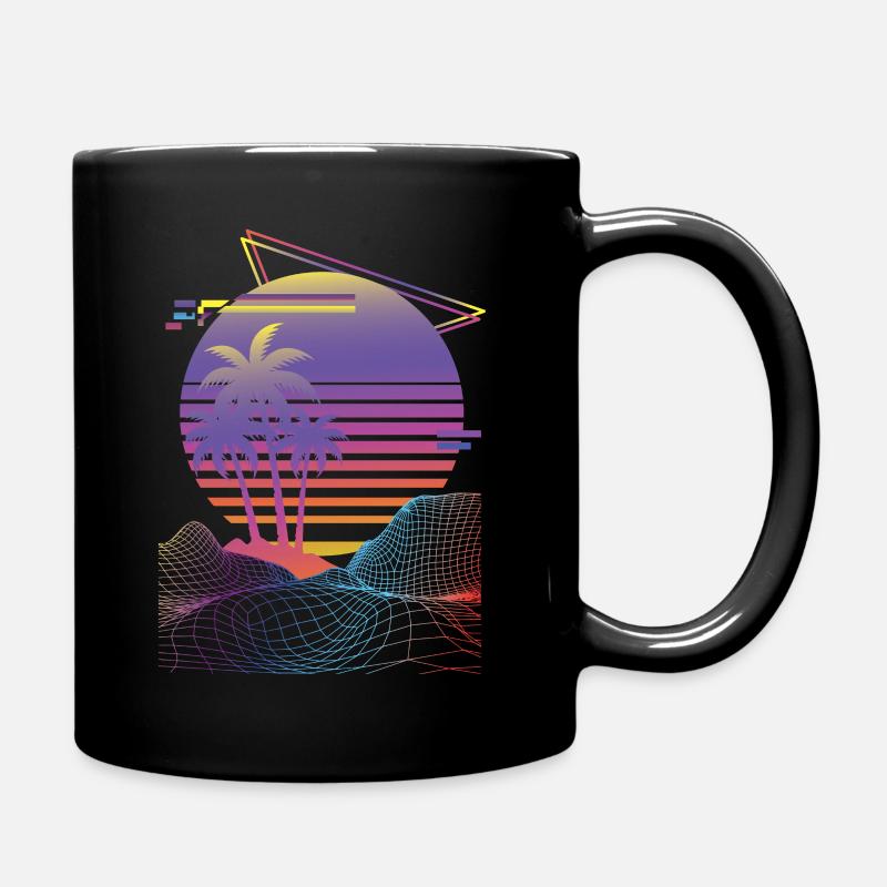 Vaporwave Gift design for Retro 80s Game Lovers - Mug uni - noir