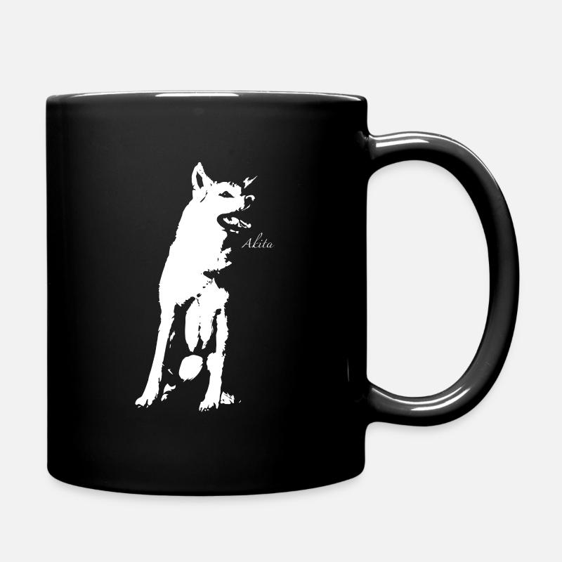 akita - Mug uni - noir