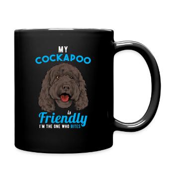 Cockapoo - Full Colour Mug - black - Right