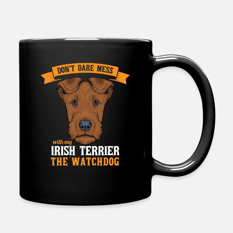 Irish Terrier - Tasse einfarbig - Schwarz