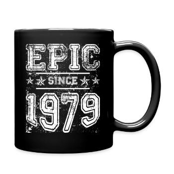 40ème anniversaire en 1979 - Mug uni - noir - Droite