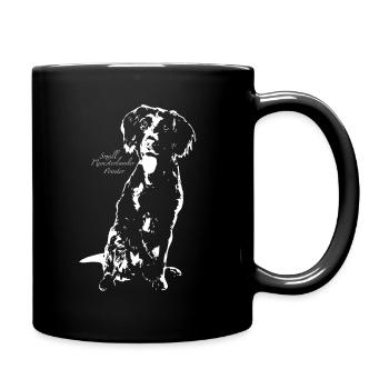 Petit Münsterländer - Mug uni - noir - Droite