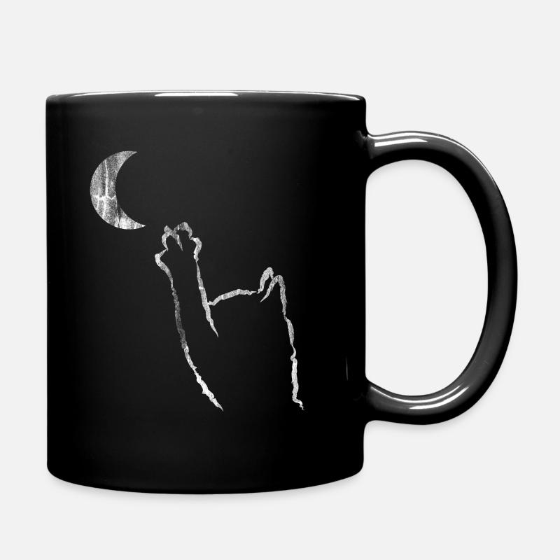 Chat lune - Mug uni - noir