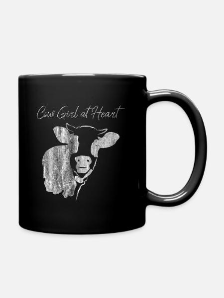 vache - Mug uni - noir