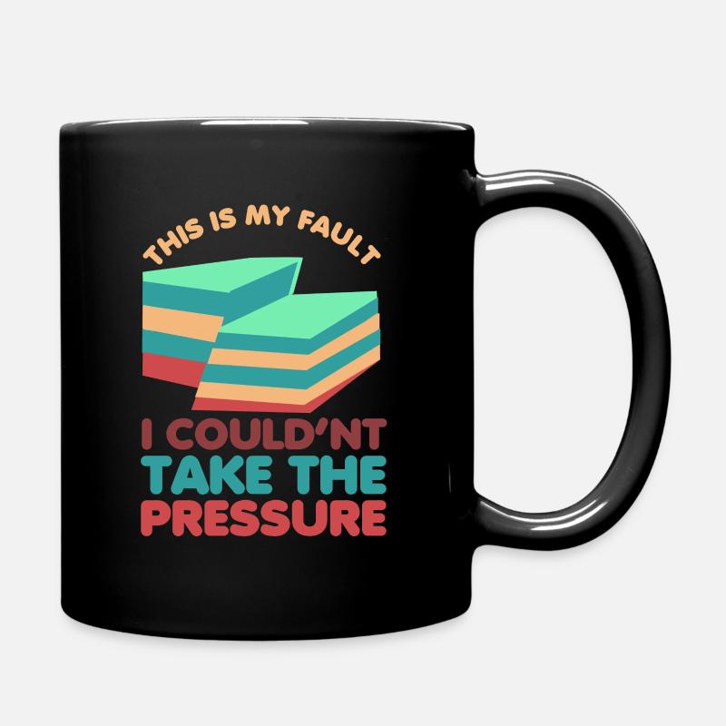 Geologie Jeu de mots C’est ma faute Géologue - Mug uni - noir