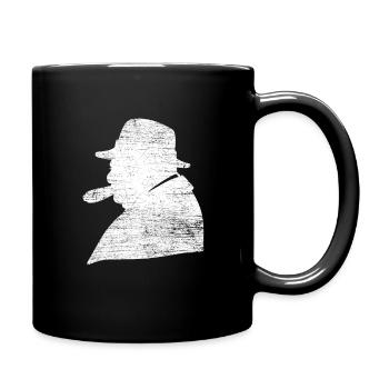 Le cadeau de Winston Churchill - Mug uni - noir - Droite