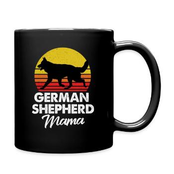 German Shepherd - Full Colour Mug - black - Right