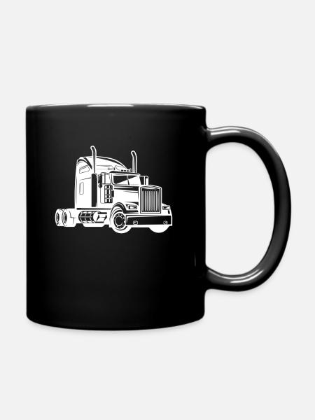 camion - Mug uni - noir