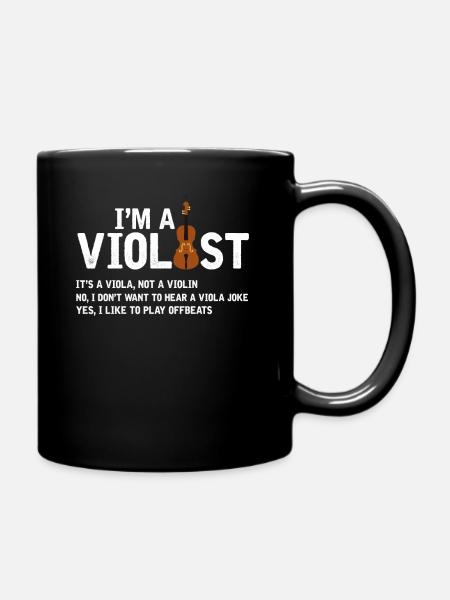 Je suis un violoniste - musicien sort violon - Mug uni - noir