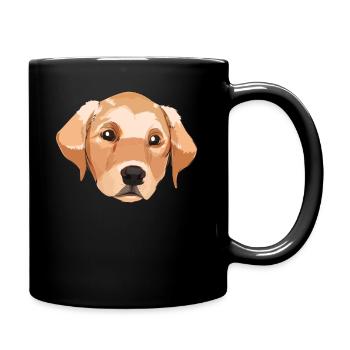 Labrador Labrador Lab pour les femmes et les filles - Mug uni - noir - Droite