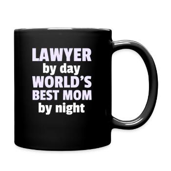 Cadeau pour une maman avocate, mère avocate - Mug uni - noir - Droite