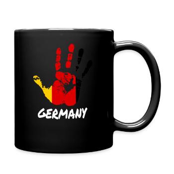 Germany - Tasse einfarbig - Schwarz - Rechts