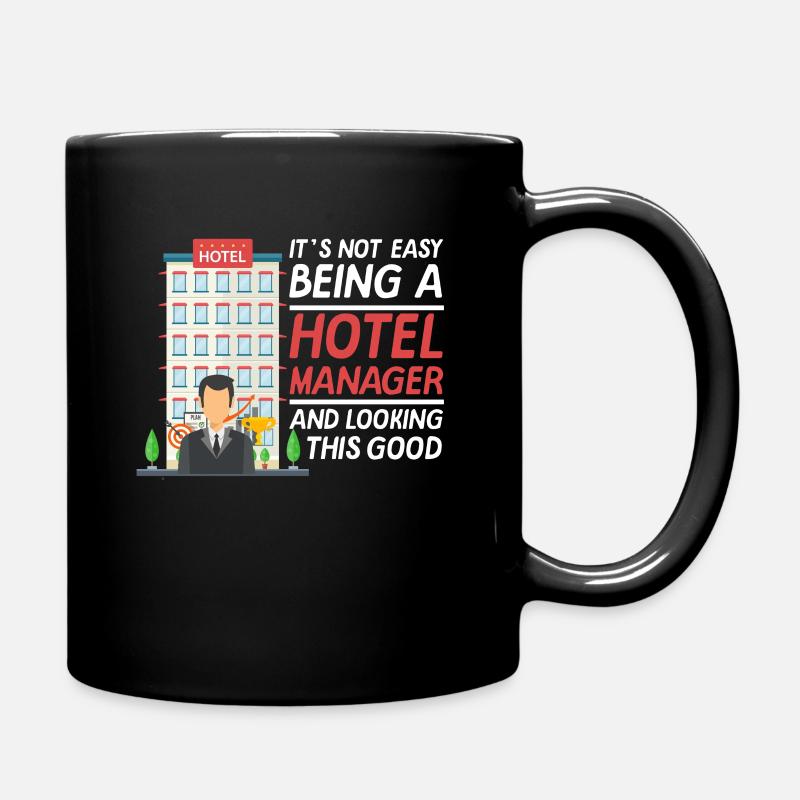 Propriétaire d’hôtel Gérant propriétaire gérant d’hôtel manager - Mug uni - noir