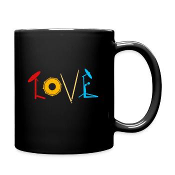 Batteries - Mug uni - noir - Droite
