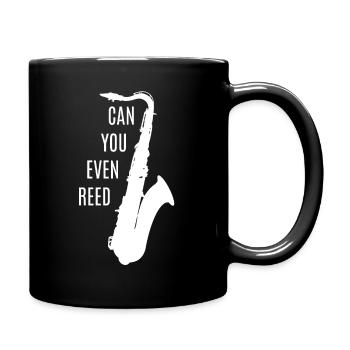 Saxophone - Tasse einfarbig - Schwarz - Rechts