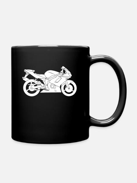 motorcycle - Full Colour Mug - black