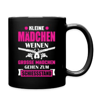 Schützenverein Schützenfest - Tasse einfarbig - Schwarz - Rechts