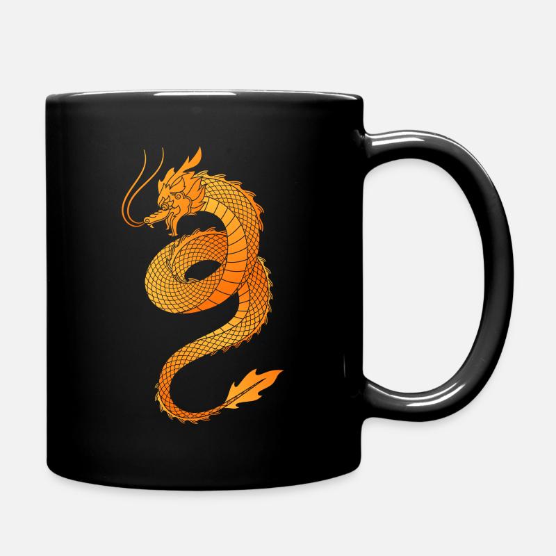 dragon - Mug uni - noir