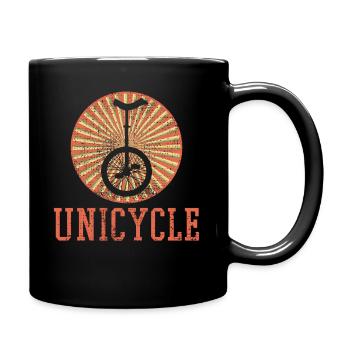 Unicycle Unicycle Unicycle Unicycle Unicycle - Full Colour Mug - black - Right