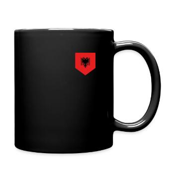 Albanie Drapeau - Mug uni - noir - Droite