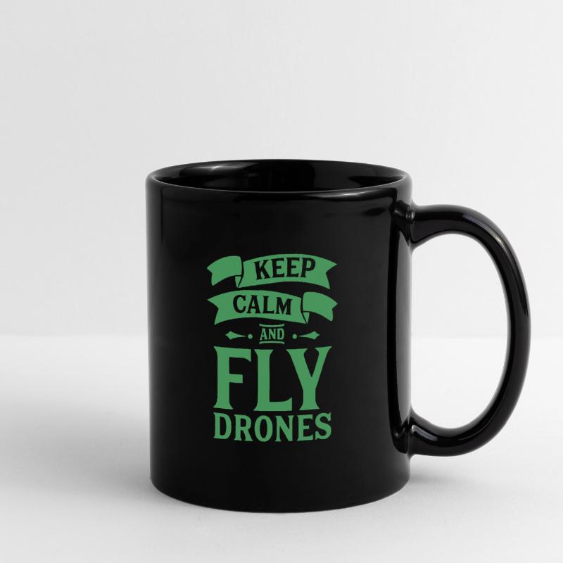 Drones Drones Drones Drones Drones Full Colour Mug