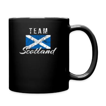 Team Schottland - Tasse einfarbig - Schwarz - Rechts