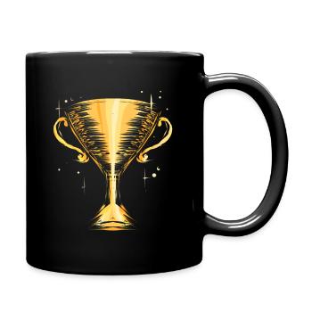 Le calice d'or - Mug uni - noir - Droite