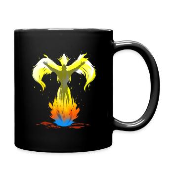 You're like a phoenix. Motivation. - Full Colour Mug - black - Right