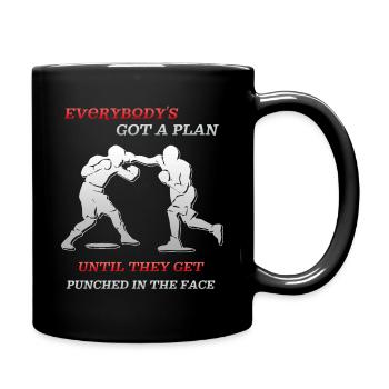 Boxing - Full Colour Mug - black - Right