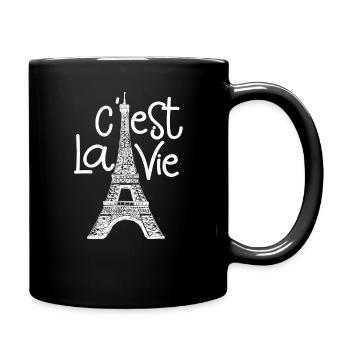 France - Mug uni - noir - Droite