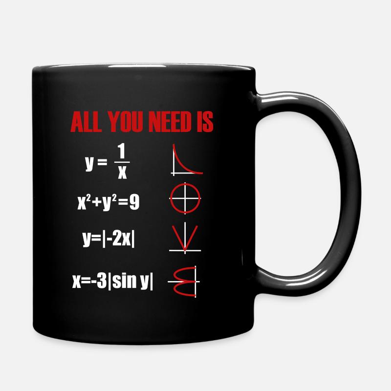 Mathematik Mathematiker Lehrer - Tasse einfarbig - Schwarz