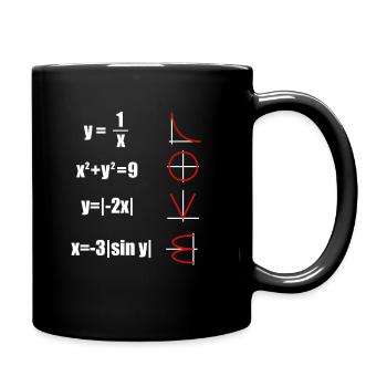 mathematician - Full Colour Mug - black - Right