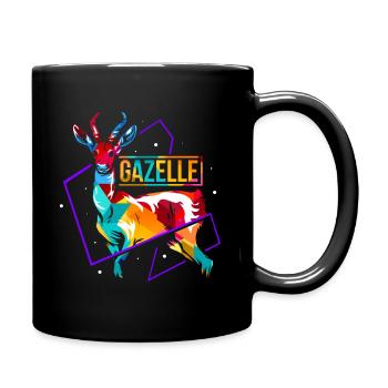 gazelle - Mug uni - noir - Droite