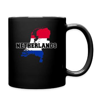 Pays-Bas Pays-Bas Pays-Bas - Mug uni - noir - Droite