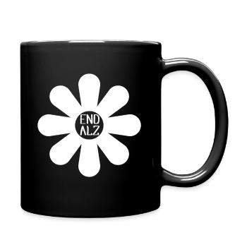 Graphique de sensibilisation à la maladie d'Alzheimer, Go Purple pour - Mug uni - noir - Droite