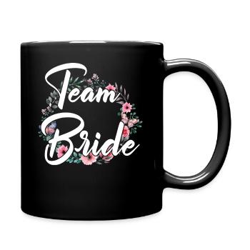 Mariée mariée équipe épouser bachelorette fête jga - Mug uni - noir - Droite
