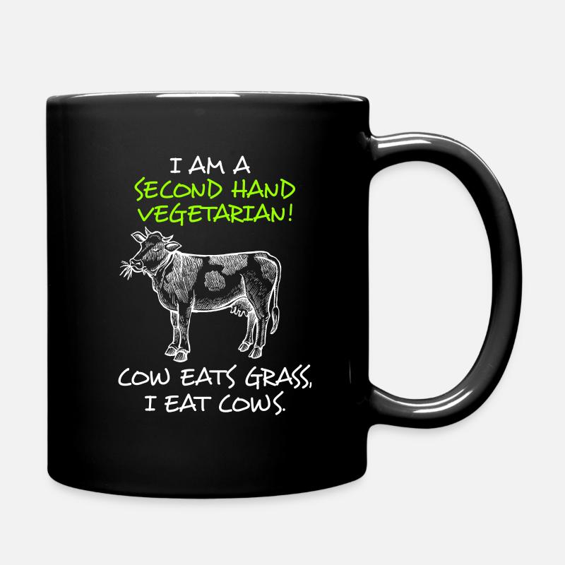 Viande végétarienne anti-végétale - Mug uni - noir