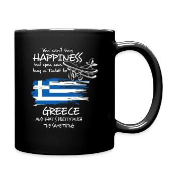 Grèce Grèce - Mug uni - noir - Droite