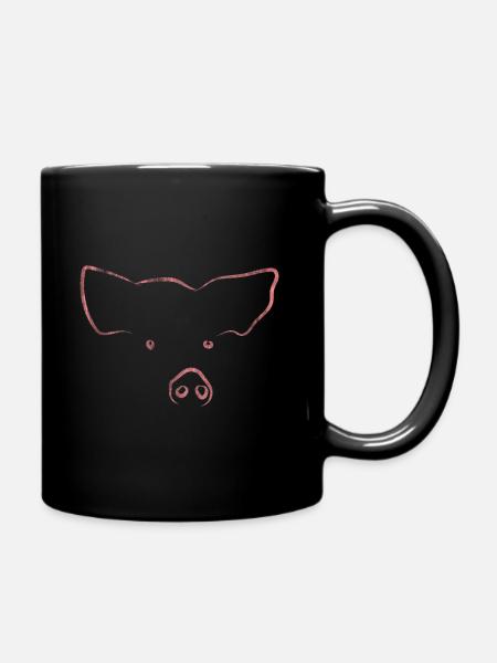 Ferme porcine - Mug uni - noir