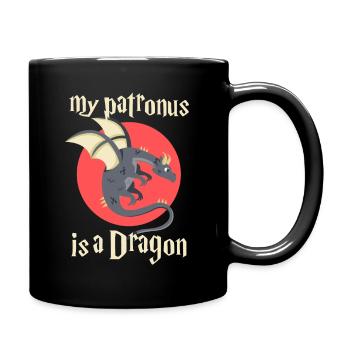 Dragon story protector - Full Colour Mug - black - Right