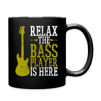 Bassiste - Mug uni - noir - Droite
