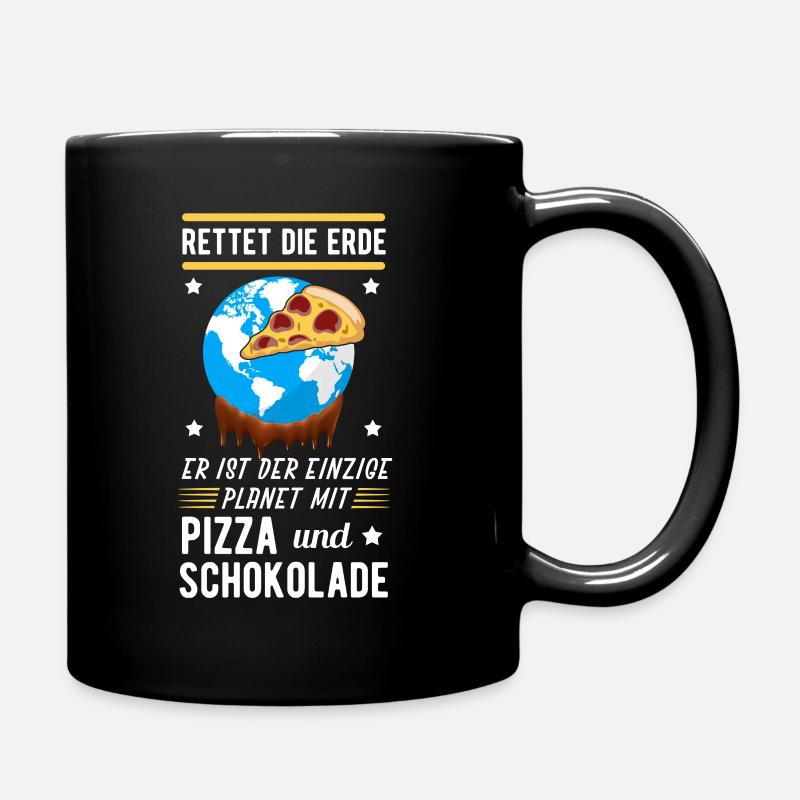 Klimawandel - Tasse einfarbig - Schwarz