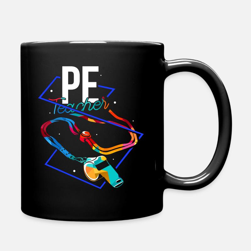 Sportlehrer - Tasse einfarbig - Schwarz