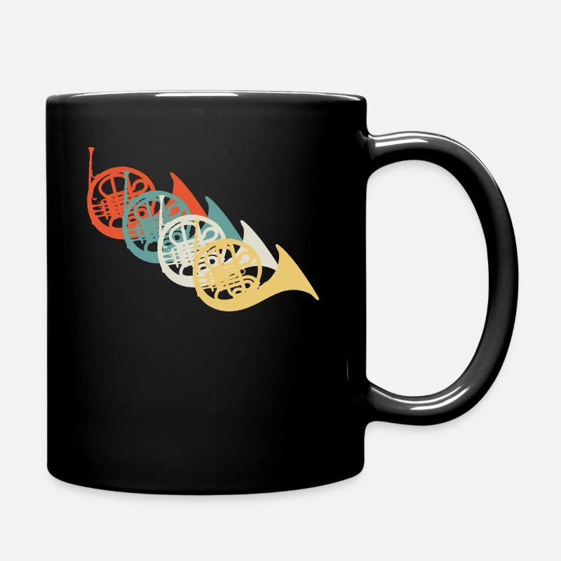 Horn - Tasse einfarbig - Schwarz