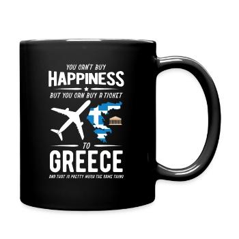 Greece - Full Colour Mug - black - Right