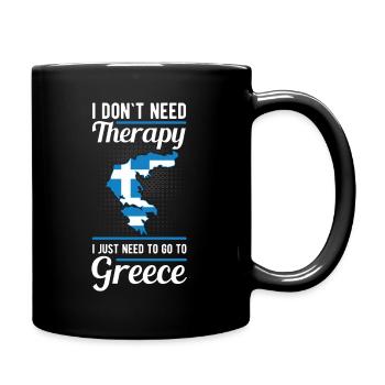 Greece - Full Colour Mug - black - Right