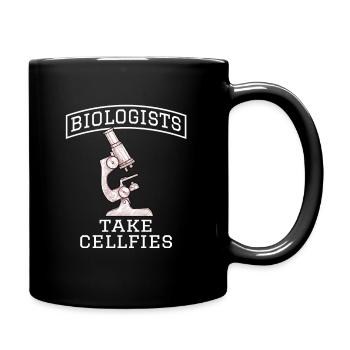 Biologie Biologe Wissenschaft Geschenk - Tasse einfarbig - Schwarz - Rechts